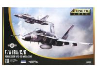 K48088 Kinetic Палубный истребитель F/A-18A/C/D Aggressor VFC-12 & VFA-204 (1:48)