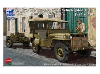 CB35107 Bronco Армейский внедорожник 1/4 ton 4/4 (Mod.1942)с 37 mm ПТ пушкой M3A1 (1:35)