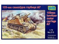 UM1-213 UM 105-мм самоходная гаубица М7 (1:72)