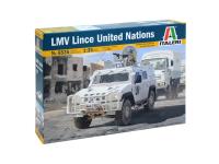 6535 Italeri Бронированный автомобиль ООН LMV Lince United Nations (1:35)