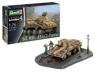 03288 Revell Немецкий бронеавтомобиль Sd.Kfz. 234/2 Puma (1:76)