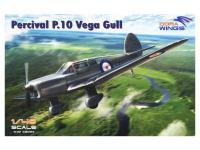 DW48005 Dora Wings Туристический самолет Percival P.10 Vega Gull (1:48)