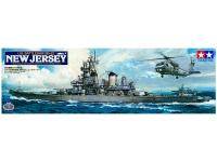 78028 Tamiya Американский линкор BB-62 "New Jersey" (1:350)