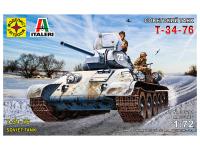 307201 Моделист Советский танк Т-34-76 (1:72)