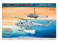 87238 HobbyBoss Противолодочный вертолёт Royal Navy Super Lynx (1:72)