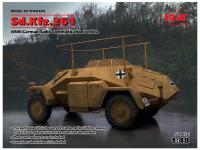 48194 ICM Германский бронеавтомобиль радиосвязи Sd.Kfz.261 (1:48)