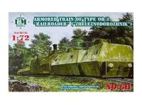 UM2-611 UMMT Бронепоезд типа ОБ-3 "Железнодорожник" Ленинской (1:72)