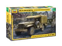 3656 Звезда Американский армейский автомобиль Dodge WC-51 «Три четверти» (1:35)