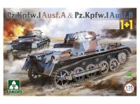 2145 Takom Танки Pz.Kpfw.I Ausf.A и Pz.Kpfw.I Ausf. B (1+1) (1:35)