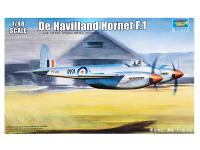 02893 Trumpeter Двухмоторный истребитель De Havilland Hornet F.1 (1:48)