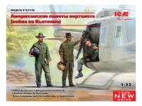 32114 ICM Миниатюры американских пилотов вертолета (война во Вьетнаме) (1:32)