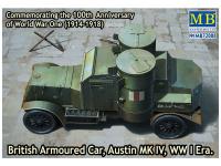 72008 Master Box Британский бронированный автомобиль, Остин, MK IV, 1 МВ" (1:35)