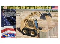 35GM0009 Gecko Models Лёгкий армейский погрузчик III Skid Steer Loader (M400W) with Bar Track (1:35)