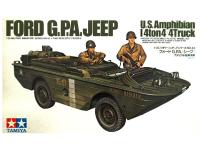 35043 Tamiya Американская 4-тонная амфибия Ford G.P.A. с 2 фигурами (1:35)