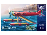 AMP48-018 AMP Итальянский гоночный самолет Macchi-Castoldi M.C.72 (1:48)