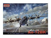 Rod048 Roden Советский военно-транспортный самолет Ан 12-БК (1:72)