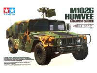 35263 Tamiya Автомобиль Хаммер с крупнокалиберным пулеметом и фигурами водителя и пулеметчика (1:35)