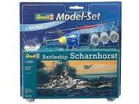 65136 Revell Подарочный набор с моделью крейсера Scharnhorst (1:1200)