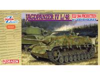 6369 Dragon Немецкая САУ Jagdpanzer IV L/48 с циммеритом. Июль 1944 года (1:35)