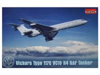 Rod328 Roden Британский реактивный авиалайнер Vickers VC-10 K4 Type 1170 tanker (1:144)