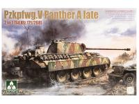 2176 Takom Немецкий средний танк Pzkpfwg.V Panther A поздний 2 в 1 (Sd.Kfz.171/268) (1:35)