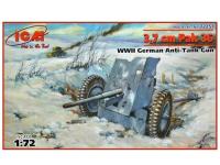 72251 ICM Немецкая противотанковая пушка 3,7 cm Pak 36 (1:72)