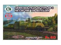 UM2-613 UMMT Бронепоезд типа ОБ-3 №1 23 ОДБП (1:72)