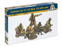 6490 Italeri Орудие 47/32 Мод.39 с расчётом (1:35)