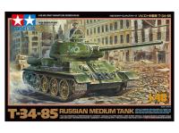 32599 Tamiya Советский танк T-34-85 с фигурой командира (1:48)