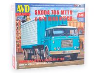 7067 AVD Models SKODA-706 MTTN с полуприцепом ALKA-N12CH (1:43)