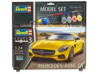 67028 Revell Подарочный набор с моделью автомобиля Mercedes AMG GT (1:24)