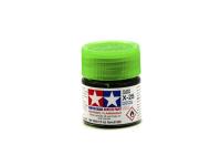 X-25 Clear Green gloss, acrylic paint mini 10 ml. (Зелёный Прозрачный глянцевый) Tamiya 81525