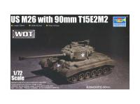 07170 Trumpeter US M26 с пушкой 90 мм. T15E2M2 (1:72)