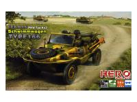 H35001 Freedom Model Kits Автомобиль German Pkw.K2s Schwimmwagen Type 166 (1:35)