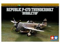 60770 Tamiya Американский истребитель-бомбардировщик Republic P-47D Thunderbolt "Bubbletop" (1:72)