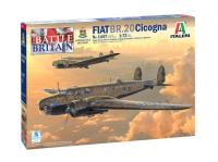 1447 italeri Итальянский бомбардировщик Fiat BR.20 Cicogna (1:72)