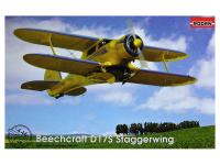 Rod446 Roden Американский биплан Beechcraft D17S (1:48)