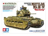 35355 Tamiya Танк Matilda MK III/IV в Красноармейском варианте в комплекте с 2-мя фигурами (1:35)