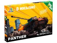 34104 Italeri Немецкий средний танк Panther World of Tanks (1:72)