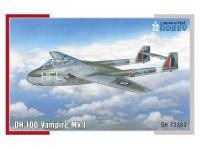 SH72383 Special Hobby Истребитель DH.100 Vampire Mk.I "RAF, RAAF and Armee de l'Air" (1:72)