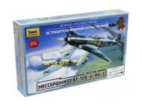 5201 Звезда Мессершмитт Bf-109 против Як-3 (1:72)