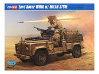 82447 HobbyBoss Армейский внедорожник Land Rover WMIK с ПТУР Milan (1:35)