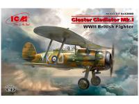 32040 ICM Британский истребитель Gloster Gladiator Mk.I (1:32)