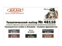 48116 АКАН Гражданская война в Испании - техника франкистов.