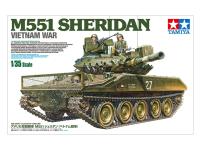 35365 Tamiya Американский танк М551 Sheridan. Вьетнамская война. С тремя фигурами (1:35)