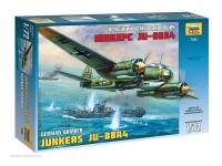 7282 Звезда Немецкий бомбардировщик "Ju-88А4" (1:72)