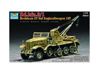 07251 Trumpeter Sd.Kfz. 9/1 mit Drehkran 6t auf Zugkraftwagen 18t (1:72)