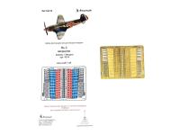 048239 Фототравление Микродизайн Як-3 закрылки (Звезда) (1:48)