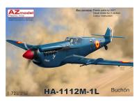 AZ7668 AZ Model Истребитель HA-1112M-1L Buchon "In Camouflage" (1:72)