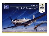 AH70038 Arma Hobby Истребитель P-51 B/C Mustang (1:72)